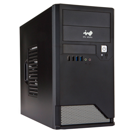 Корпус Mini Tower InWin EMR048 Black __________  U2.0*2+U3.0*2+A(HD)  mATX (без блока питания)