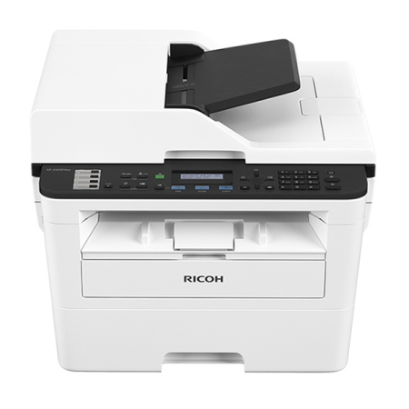 Мфу лазерное МФУ Ricoh Aficio SP 230SFNw P/S/C/F ч/б A4 30 стр./мин. 64 МБ 1200*1200 dpi ADF 50 листов стартовый тонер 700 стр.