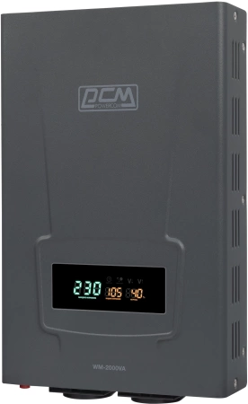 Стабилизатор напряжения Powercom WM-2000VA 1600Вт 2000ВА графитовый