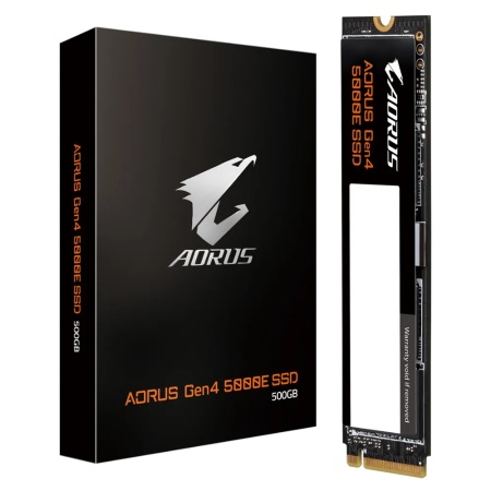 M.2 2280 500GB AORUS Client SSD AG450E500G-G PCI-Express 4.0 x4, NVMe 1.4 5000/3800 AG450E500G-G RTL