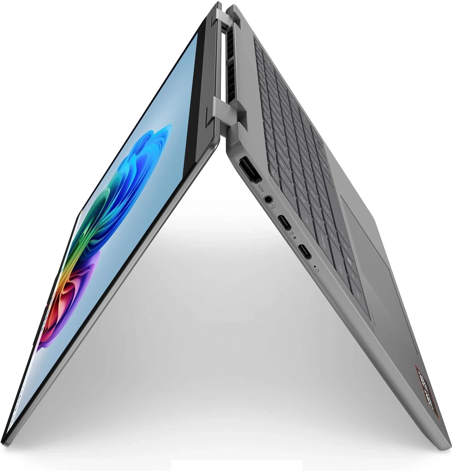 Ноутбук Lenovo IdeaPad 5 2-in-1 14AHP11 Ryzen 5 230 16Gb SSD512Gb AMD Radeon 760M 14" OLED Touch WUXGA (1920x1200) без ОС grey WiFi BT Cam (83UJ0016PS)