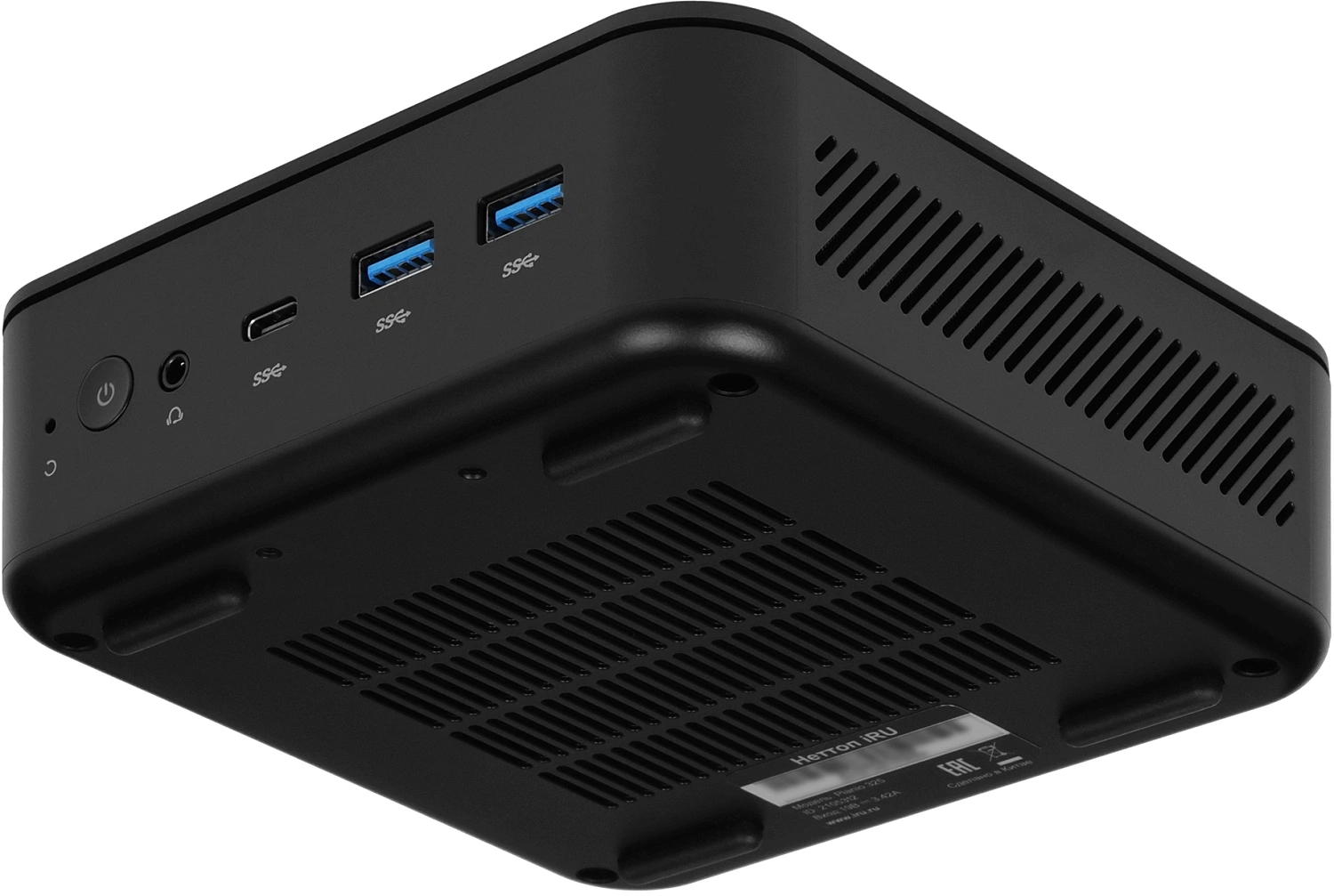 Неттоп IRU Planio 325 Ryzen 5 3500U (2.1) 16Gb SSD512Gb Vega 8 Windows 11 Pro GbitEth WiFi BT 65W черный (RUS) (2180269)