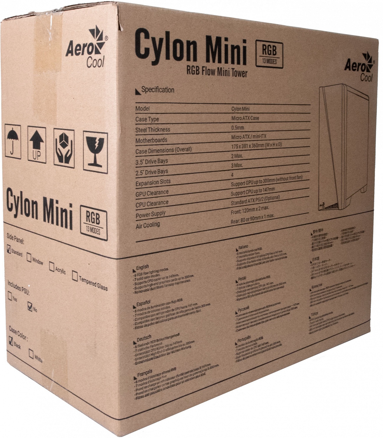 ПК IRU Game 320A5GE MT Ryzen 5 5500 (3.6) 16Gb SSD1Tb RX 6500XT 4Gb Free DOS GbitEth 500W черный (1989404)