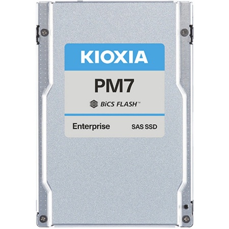 Ssd накопитель KIOXIA Enterprise SSD 1920GB 2,5" 15mm (SFF) PM7-R, SAS 24G (SAS-4, 22,5Gbit/s), R4200/W3400MB/s, IOPS(R4K) 720K/155K, MTTF 2,5M, 1DWPD/5Y (Read Intensive), TLC, (replace KPM61RUG1T92)