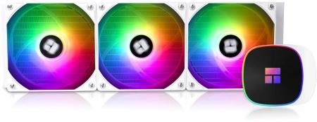Система водяного охлаждения Thermalright Frozen Horizon 360 V2 Soc-AM5/AM4/1200/1700/1851 белый 4-pin 29.5dB Al Ret (F-HORIZON-360-WH-V2)