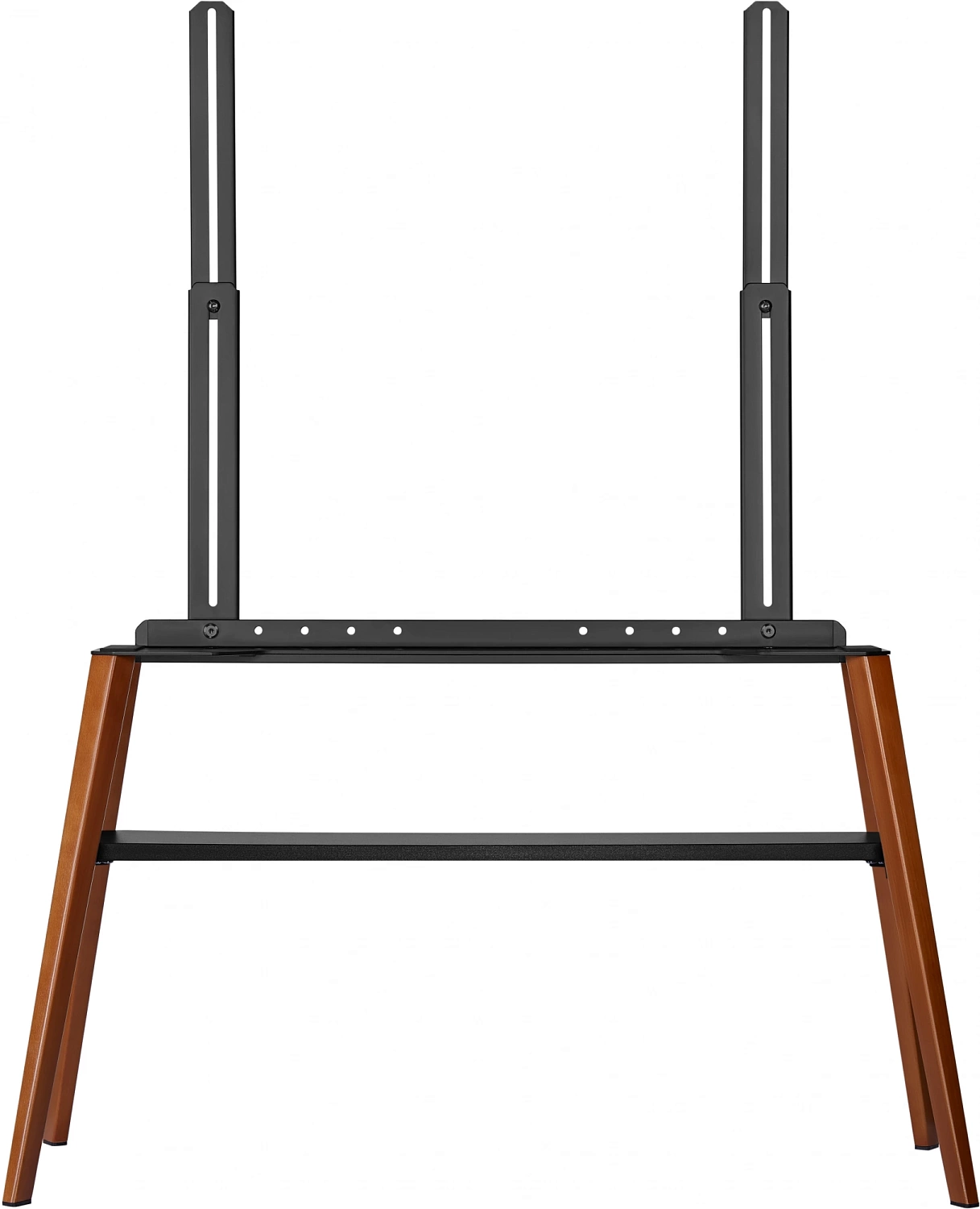 Подставка для телевизора Cactus CS-ST3647BKWN черный/орех 49"-75" макс.40кг напольный