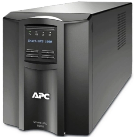 Источник бесперебойного питания APC Smart-UPS 1000VA/700W, Line-Interactive, LCD, Out: 220-240V 8xC13 (4-Switched), SmartSlot, USB, SmartConnect, Black, 1 year warranty (REP: SMT1000I)