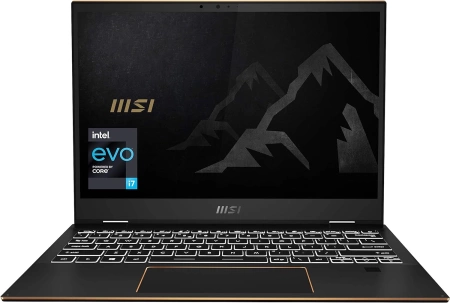 Ультрабук MSI Summit E13 Flip Evo A13MT-243US Core i7 1360P 16Gb SSD1Tb Intel Iris Xe graphics 13.4" IPS Touch FHD+ (1920x1200) Windows 11 Home Multi Language black WiFi BT Cam (9S7-13P311-243)