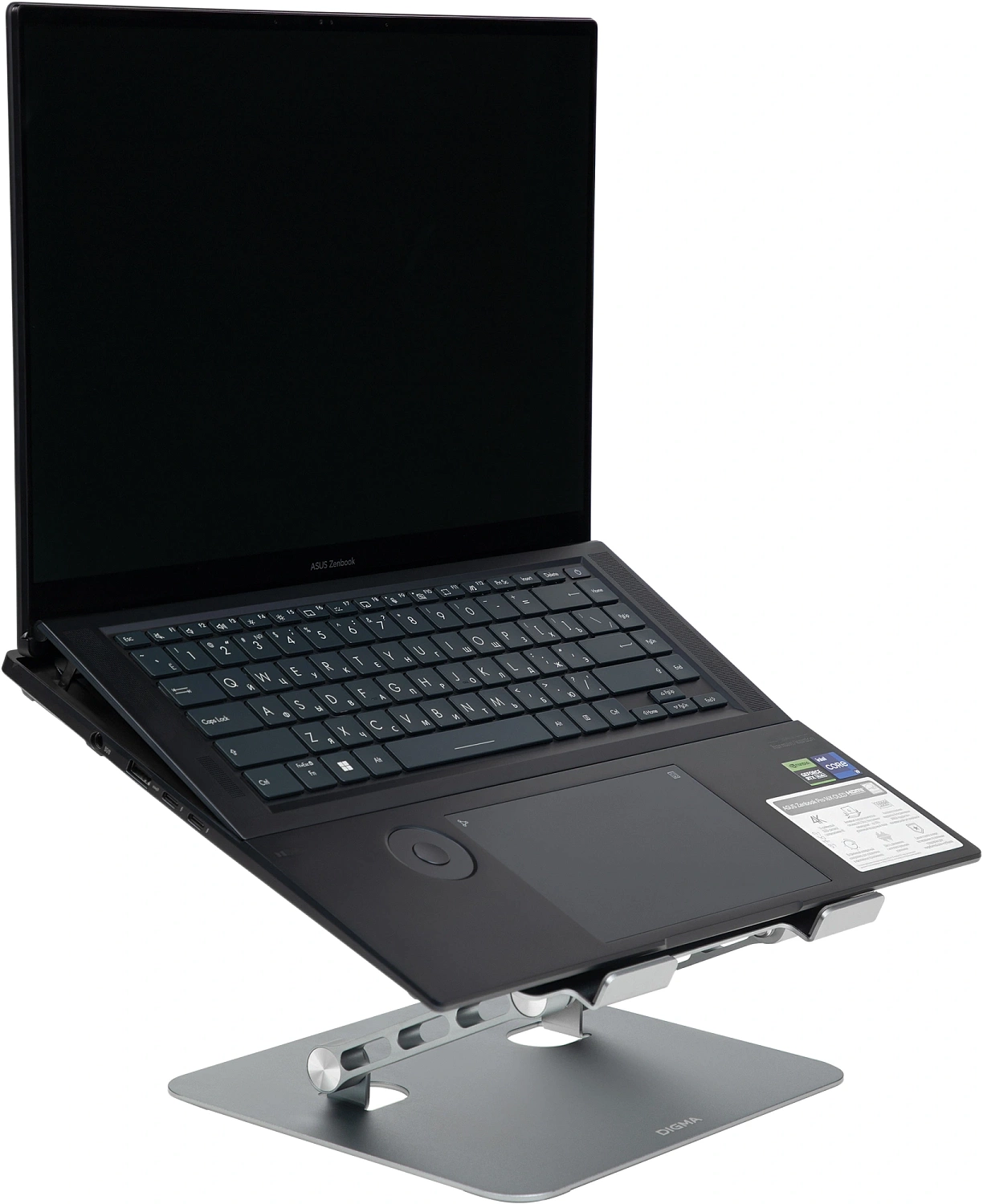 Подставка для ноутбука Digma D-NS100 240x220x50мм 612г алюминий серый Подставка для ноутбука Digma D-NS100 240x220x50мм 612г алюминий серый