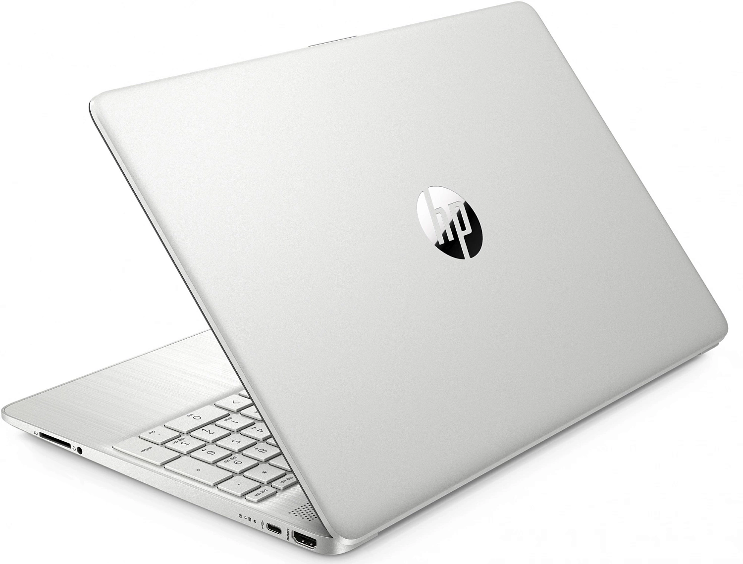 Ноутбук HP 15s-fq5001ci Core i7 1255U 16Gb SSD512Gb Intel Iris Xe graphics 15.6" IPS FHD (1920x1080) Free DOS silver WiFi BT Cam (6D7H2EA)
