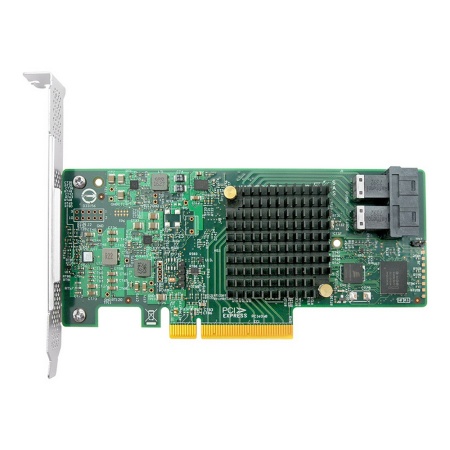 ACD SAS3008-8R PCIe 3.0 x8 LP, SAS/SATA 12G, RAID 0,1,10,1E,JBOD, 8port (2*int SFF8643), 3008ROC, (аналог LSI 9311-8i) RTL (003112)