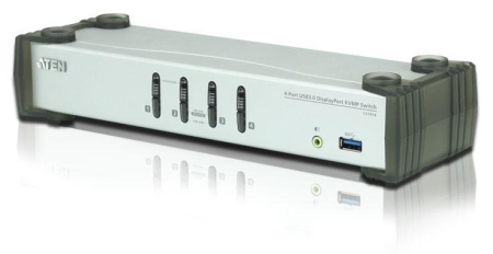 РљРІРј РїРµСЂРµРєР»СЋС‡Р°С‚РµР»СЊ ATEN 4-Port USB 3.0 DisplayPort KVMPв„ў Switch (Cables included)