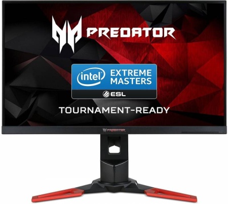 Монитор Acer 28" Predator XB281HKbmiprz черный TN+film LED 16:9 HDMI M/M матовая HAS Piv 300cd 3840x2160 60Hz G-Sync DP 4K USB 7.8кг