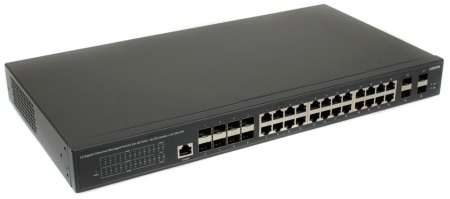 Коммутатор Osnovo SW-32G4X-3L 16G 8GBIC 8PoE 375W управляемый