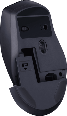 Мышь Defender Effect X MS-095 черный оптическая 1600dpi беспров. USB 5but (52095)