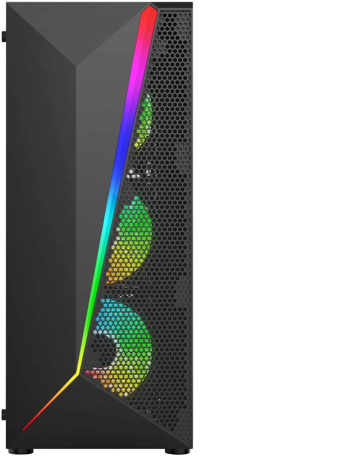 Корпус Bloody BD-CC106F черный без БП ATX 4x120mm 1xUSB2.0 1xUSB3.0 audio bott PSU