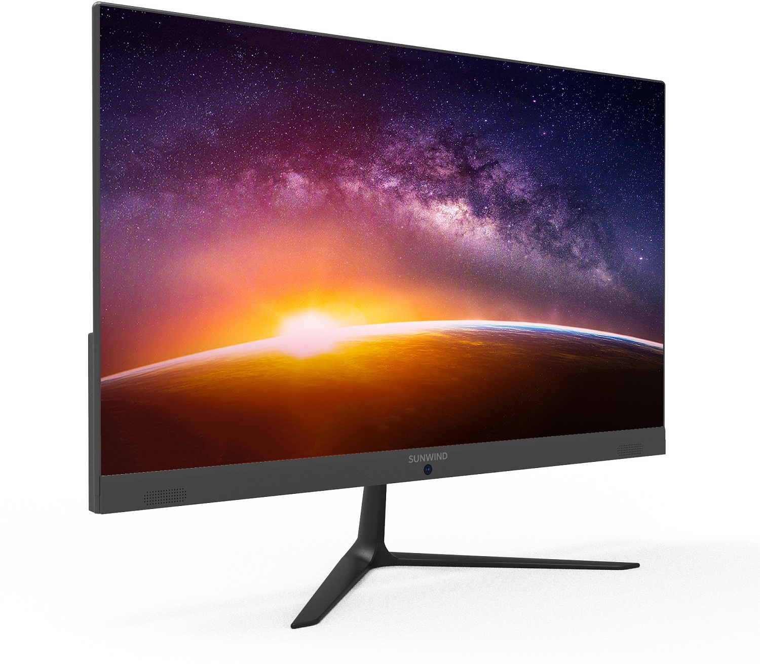 Моноблок SunWind Ultra AiO 27i 27" Full HD i7 10610U (1.8) 16Gb SSD1Tb UHDG Windows 11 Professional GbitEth WiFi BT 90W клавиатура мышь Cam черный 1920x1080