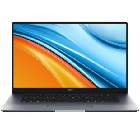 Ноутбук HONOR MagicBook 15 Ryzen 5 5500U,8Gb,SSD 512Gb,15.6",FHD,IPS,NoOS,Grey (5301AFVT)