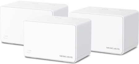 Бесшовный Mesh роутер Mercusys Halo H80X(3-pack) AX3000 10/100/1000BASE-TX белый (упак.:3шт)