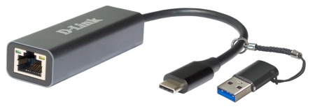 Сетевой адаптер 2.5G Ethernet D-Link DUB-2315/A1A USB Type-C