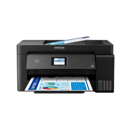 Мфу - струйный Epson L14150 МФУ А3 цветное: принтер/копир/сканер/факс, 38/24 стр./мин.(чб/цвет), ADF 35 стр., USB/LAN, в комплекте чернила 6 500/5 200 стр.(чб/цвет)