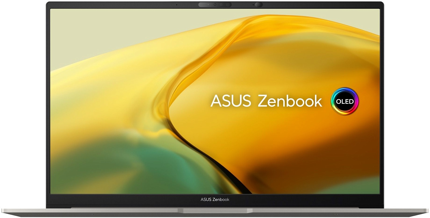 Ноутбук Asus Zenbook 15 OLED UM3504DA-MA399 Ryzen 7 7735U 16Gb SSD1Tb AMD Radeon 15.6" OLED 2.8K (2880x1620) noOS grey WiFi BT Cam Bag (90NB1163-M00J30)