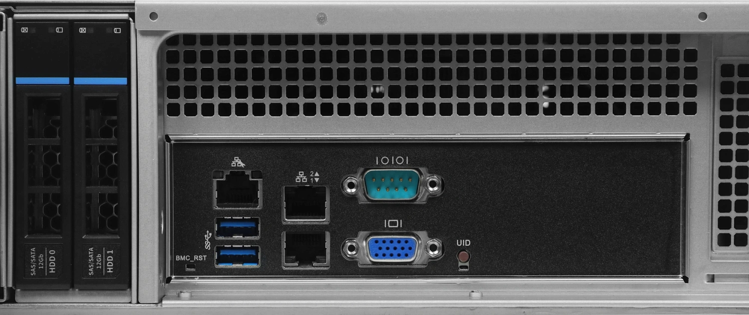 Сервер IRU Rock G2208IG3 2x5318Y 2x32Gb 2x480Gb SSD LSI 9361-8I 2xGigEth 2x1300W w/o OS (2195670)
