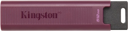 Флеш Диск Kingston 512Gb DataTraveler Max DTMAXA/512GB USB3.2 черный/бордовый