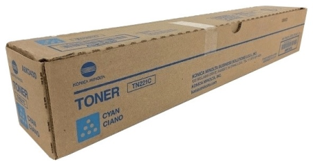 Konica minolta тонер-картридж tn-221c голубой для bizhub c227/287 21 000 стр. Konica Minolta toner cartridge TN-221C cyan for bizhub C227/287 21 000 pages