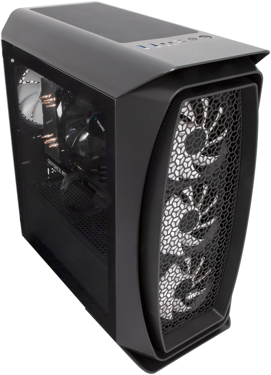 ПК IRU Game 510 MT i5 11600K (3.9) 16Gb SSD1Tb RTX3060Ti 8Gb Free DOS GbitEth 750W черный (1912485)