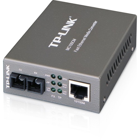 Медиаконвертер TP-Link MC100CM 100Mbit RJ45 100Mbit SC