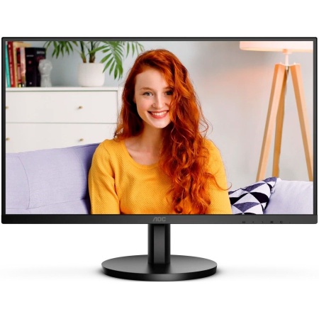 Монитор 27" AOC U27B3A Black (4K, IPS, 3840x2160, 4 ms, 178°/178°, 350 cd/m, 20M:1, +2xHDMI 2.0, +DisplayPort 1.4, +MM)