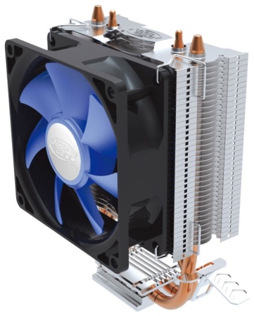 Кулер для процессора DEEPCOOL ICE EDGE Mini FS V2.0 LGA1700/1200/115X/775/AM5/AM4 (54шт/кор, TDP 100W, Fan 80mm, 2 тепл.трубки) RET
