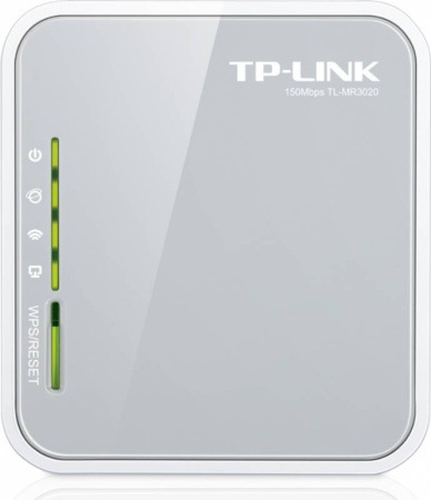 Роутер беспроводной TP-Link TL-MR3020 N300 10/100BASE-TX/4G ready белый