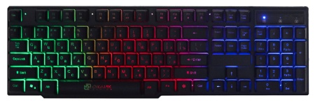 Клавиатура Оклик 780G SLAYER черный USB for gamer LED