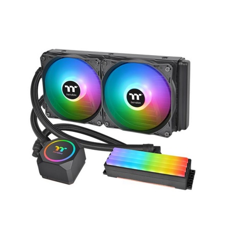 Floe RC240 CPU&Memory AIO Liquid Cooler [CL-W271-PL12SW-A] /All-in-one liquid cooling system/ARGB Fan*2/memory not include