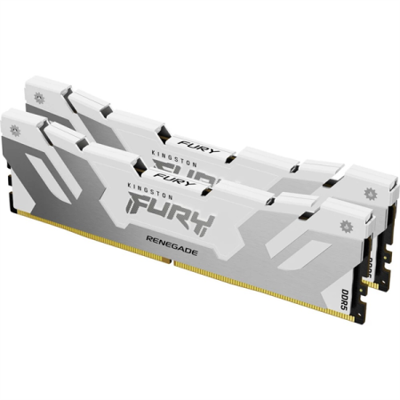 Оперативная память Kingston 32GB 7200MT/s DDR5 CL38 DIMM (Kit of 2) FURY Renegade White XMP