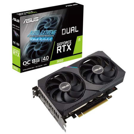 DUAL-RTX3050-O8G 8GB GDDR6 128bit HDMI 3xDP (635321) {10}