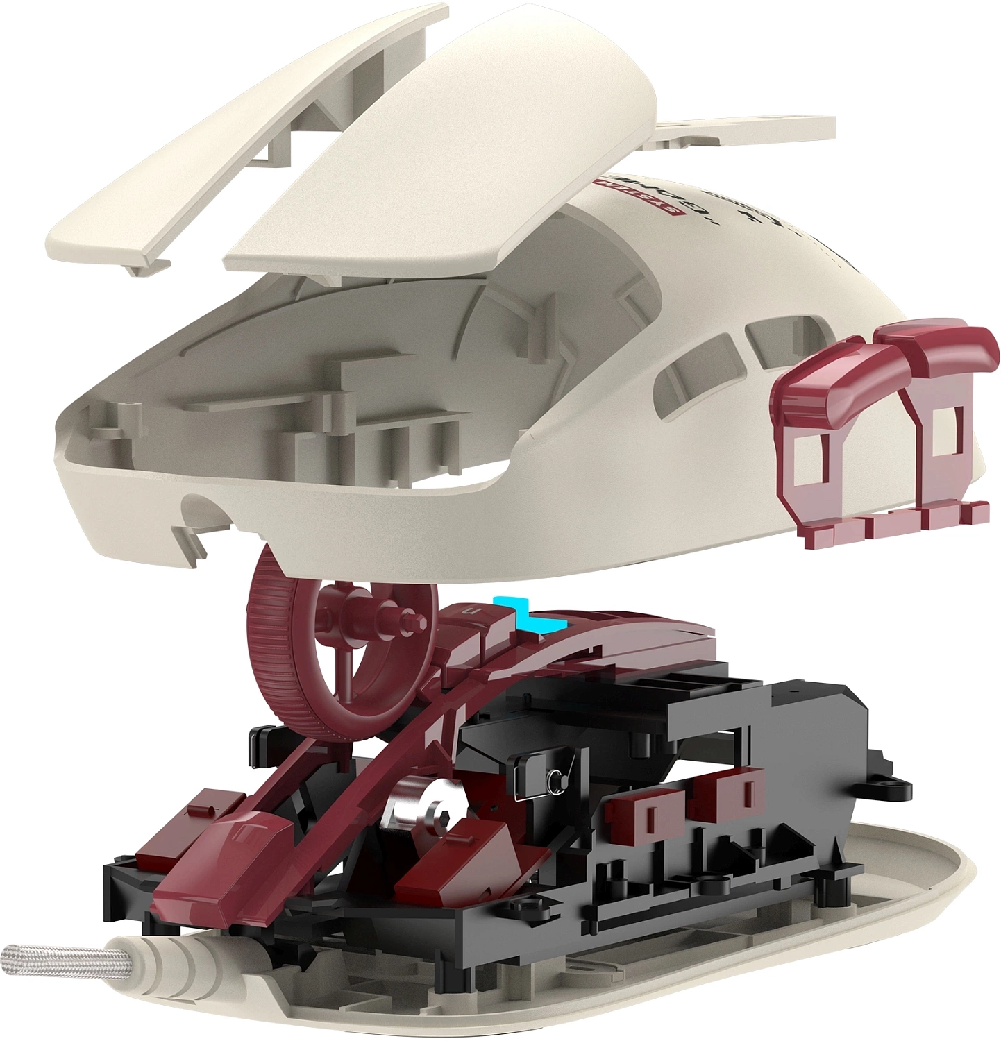 Мышь A4Tech Bloody W72 Ultra Pixels Red рисунок/бежевый/красный оптическая (20000dpi) USB (7but)