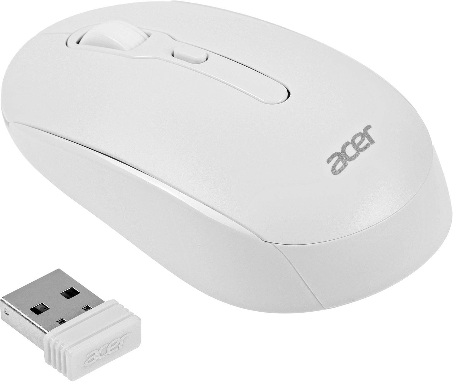 Мышь Acer OMR308 белый оптическая (1600dpi) беспроводная USB (4but) Мышь Acer OMR308 белый оптическая (1600dpi) беспроводная USB (4but)