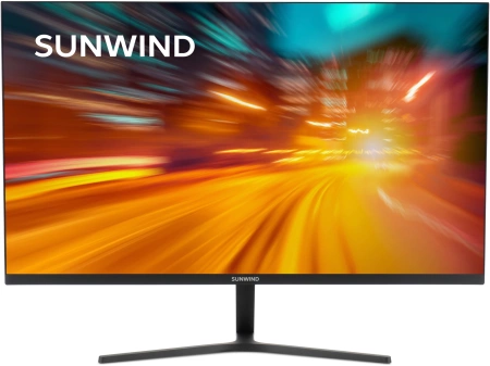 Монитор SunWind 27" SM-27FI401 черный IPS LED 1ms 16:9 HDMI матовая 250cd 178гр/178гр 1920x1080 180Hz FreeSync DP FHD 4.2кг