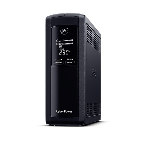 Источник бесперебойного питания Cyberpower VP1200EILCD  Line-Interactive 1200VA/720W USB/RS-232/RJ11/45  (4 + 4 IEC С13)