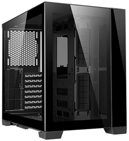 Корпус LIAN LI PC-O11 Dynamic Mini Black, Small Case: ATX, Micro-ATX, Mini-ITX, 2xUSB 3.2, 1xUSB 3.2 Type C, 1xAudio, Included Fans: none