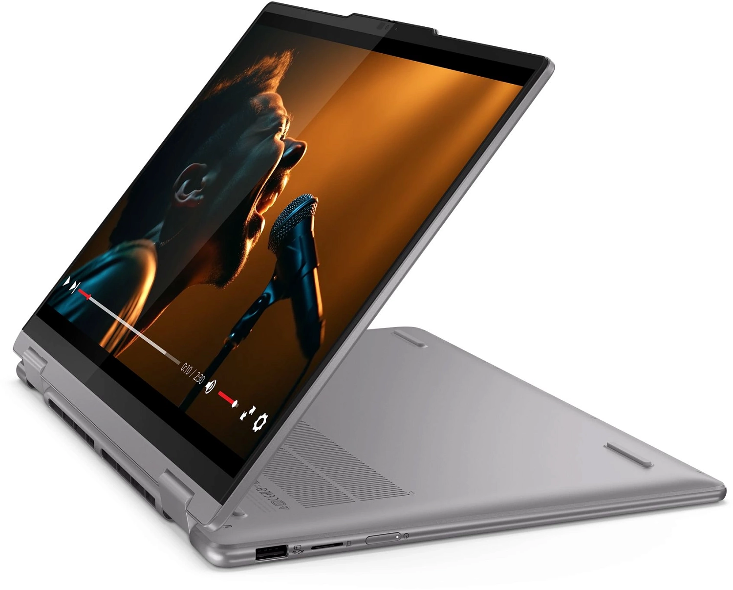 Ноутбук Lenovo Yoga 7 14AHP9 Ryzen 5 8640HS 16Gb SSD1Tb AMD Radeon 760M 14" IPS Touch WUXGA (1920x1200) Windows 11 Home dk.grey WiFi BT Cam Bag (83DK006SRK)