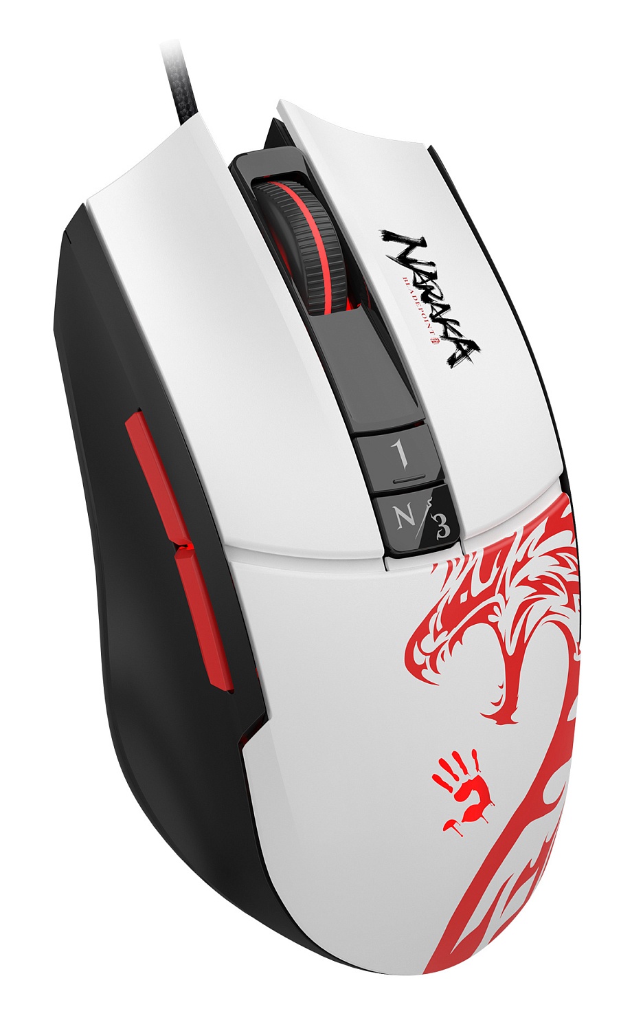 Мышь A4Tech Bloody L65 Max белый/рисунок оптическая (12000dpi) USB (6but) Мышь A4Tech Bloody L65 Max белый/рисунок оптическая (12000dpi) USB (6but)