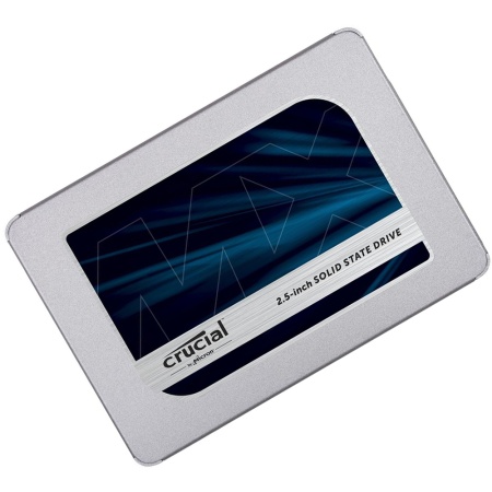 2.5" 2TB Crucial MX500 Client SSD CT2000MX500SSD1 SATA 6Gb/s, 560/510, IOPS 95/90K, MTBF 1.8M, 3D CT2000MX500SSD1 TLC, 700TBW, 7mm (with 9.5mm adapter), RTL {50}, (785077)