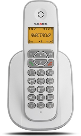 Р/Телефон Dect Texet TX-D4505A белый автооветчик АОН