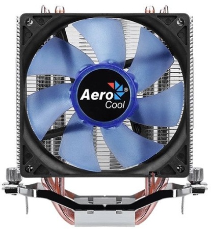 Устройство охлаждения(кулер) Aerocool Verkho 4 Lite Soc-AM5/AM4/1151/1200/1700 4-pin 19-27dB Al+Cu 125W 571gr LED Ret