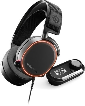 Наушники с микрофоном Steelseries Arctis Pro + GameDAC черный 3м мониторные USB оголовье (61453)