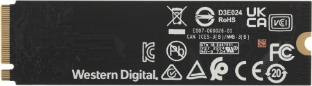 Твердотельный накопитель Western Digital SSD Black SN770 1Tb M2.2280 PCIe 4.0 WDS100T3X0E, 1 year